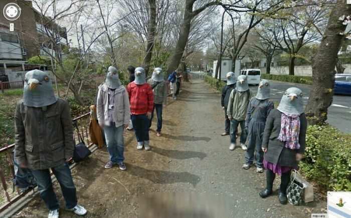 10 самых безумных кадров, сделанных на камеры Google Street View